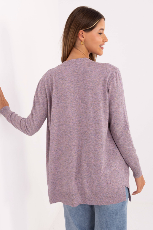 Tmavě růžový kardigan