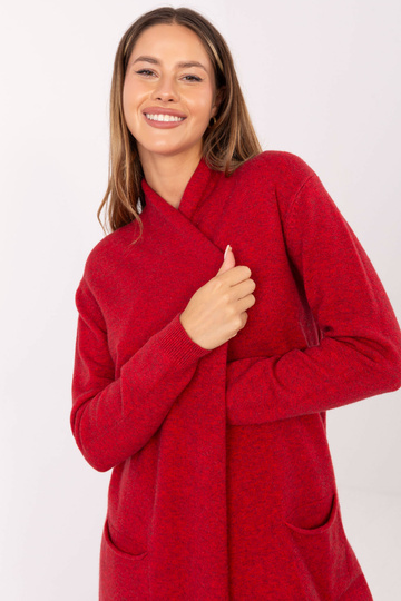 Červený kardigan 2