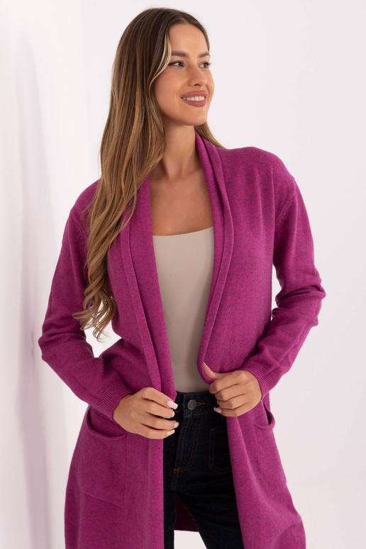 Kardigan fuchsiové barvy