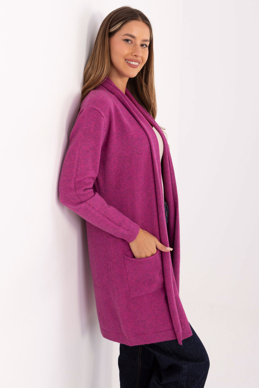 Kardigan fuchsiové barvy