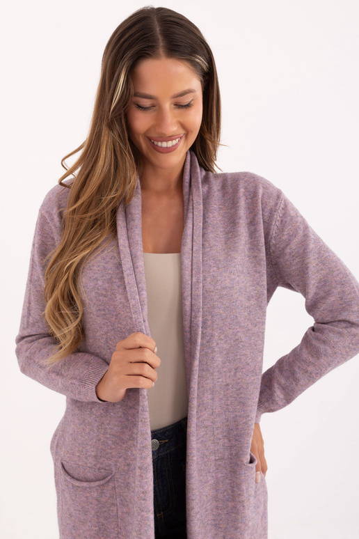 Kardigan tmavě růžové barvy