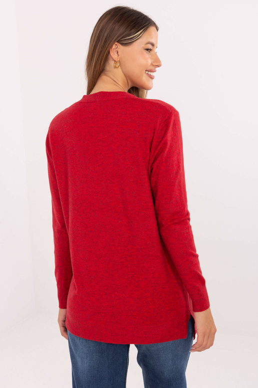 Kardigan červené barvy