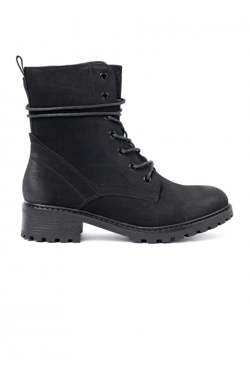  Černé Dámské boty z ozdobnym m