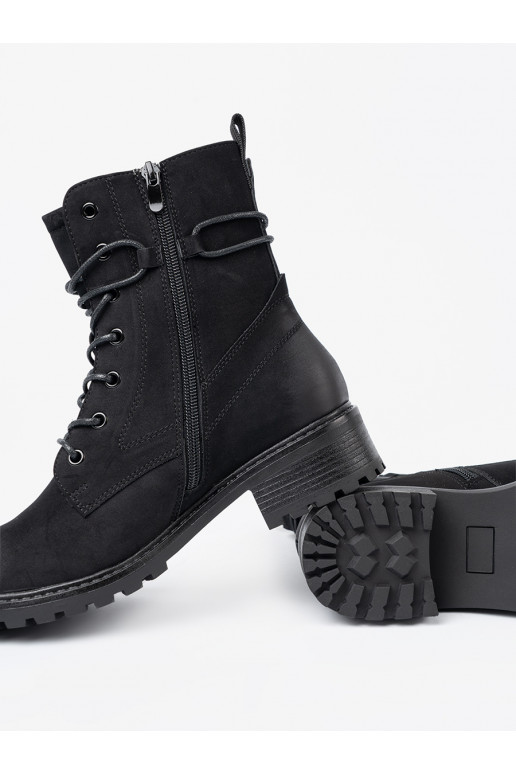  Černé Dámské boty z ozdobnym m