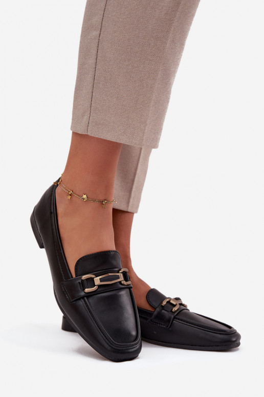 boty mokasíny  s ornamenty Černé Priscelle boty mokasíny  s ornamenty Černé Priscelle