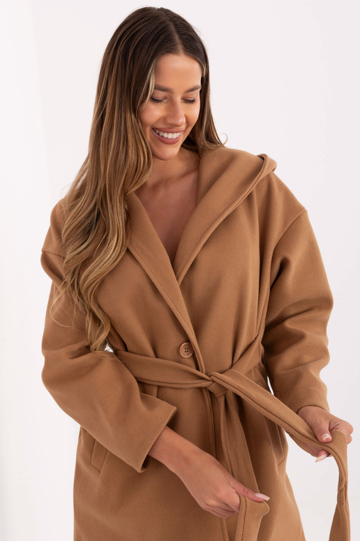 Plášť - velbloudí barvy