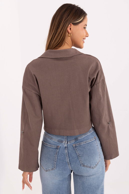 Bunda - tmavě béžová