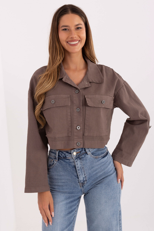 Bunda - tmavě béžová