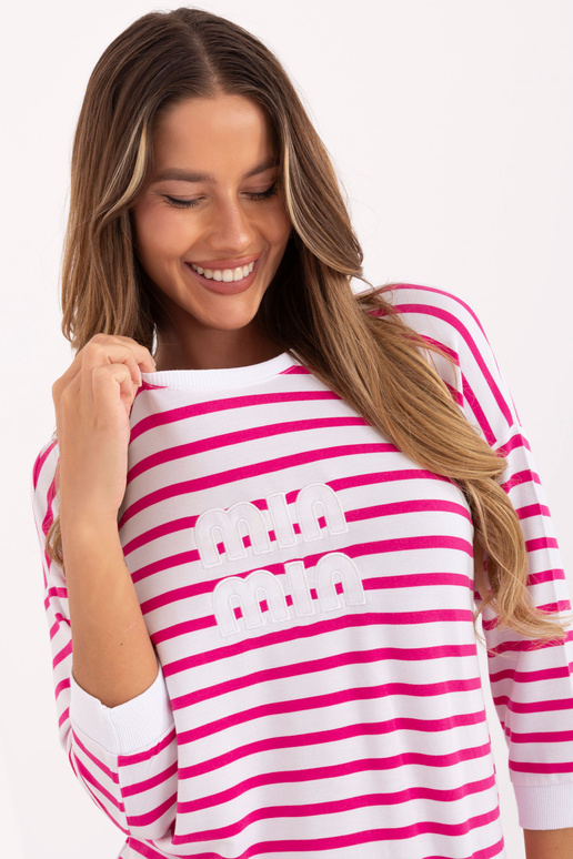 Halenka - bílo-růžová