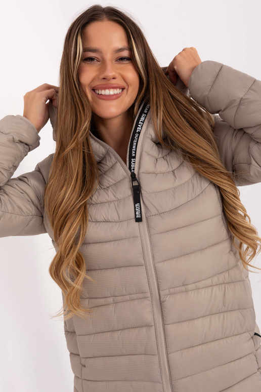 Bunda - tmavě béžová