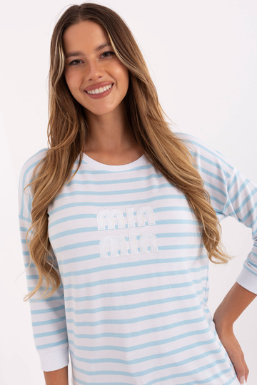 Bílo-modrá blůza 2