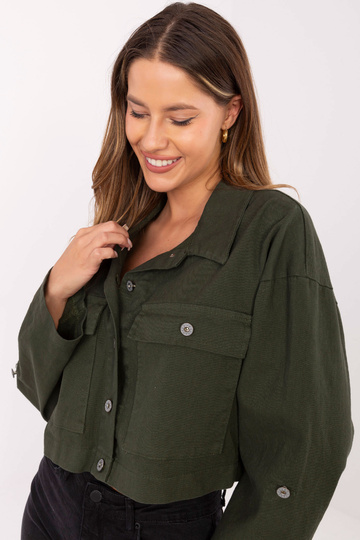 Bunda khaki barvy
