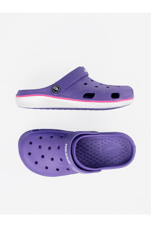 Barva fialová boty typu Crocs Barva fialová boty typu Crocs