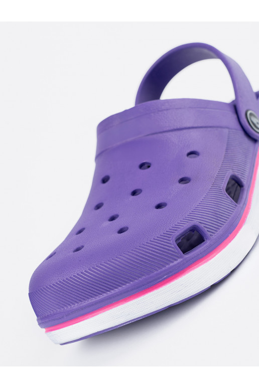 Barva fialová boty typu Crocs Barva fialová boty typu Crocs