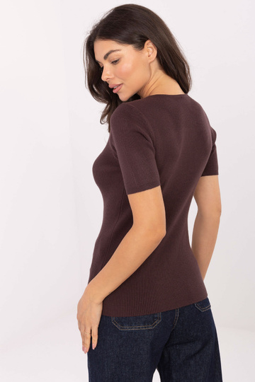 Svetr - tmavě hnědý 2