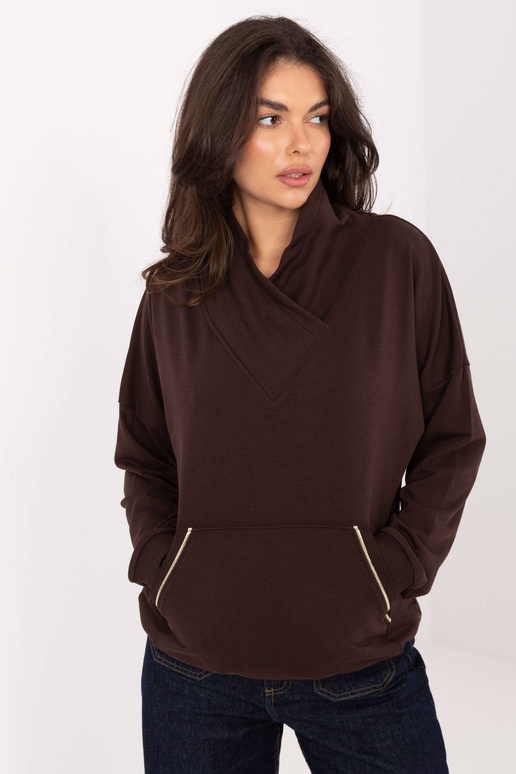 Mikina - tmavě hnědá