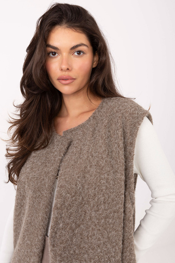 Tmavě písková vesta 2