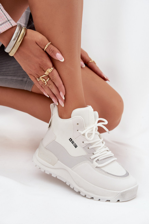 tenisky  s platformou Big Star SS274510 bílé tenisky  s platformou Big Star SS274510 bílé