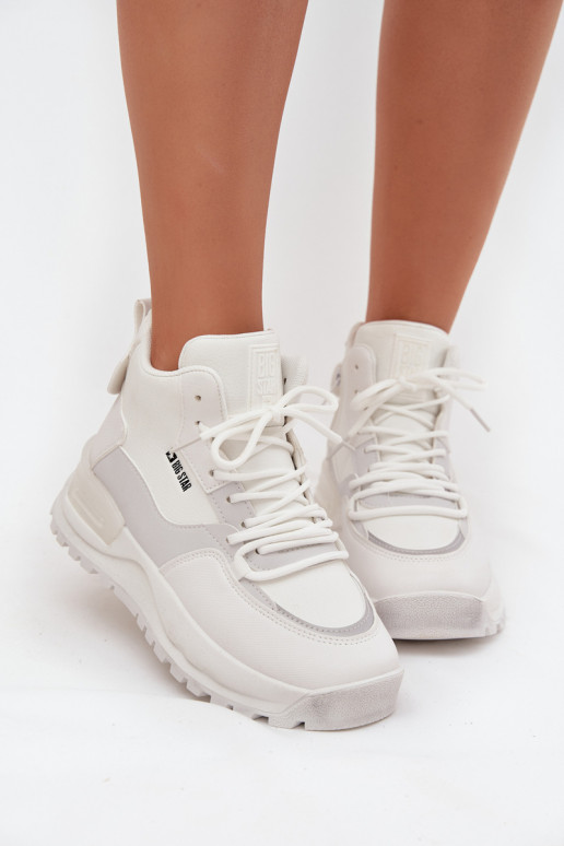 tenisky  s platformou Big Star SS274510 bílé tenisky  s platformou Big Star SS274510 bílé