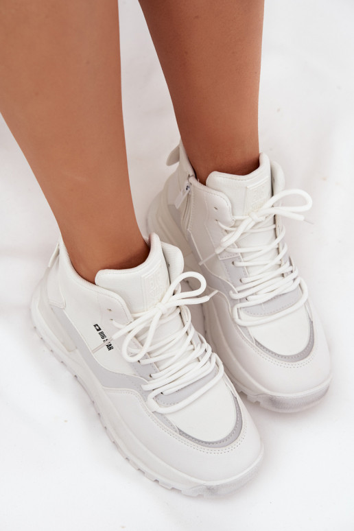 tenisky  s platformou Big Star SS274510 bílé tenisky  s platformou Big Star SS274510 bílé