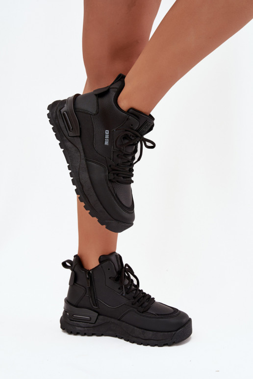 tenisky  s platformou Big Star SS274509 Černé tenisky  s platformou Big Star SS274509 Černé