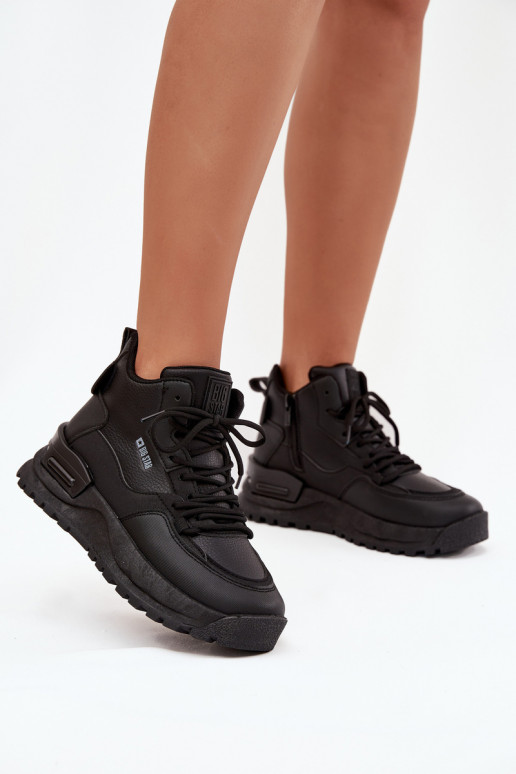 tenisky  s platformou Big Star SS274509 Černé tenisky  s platformou Big Star SS274509 Černé