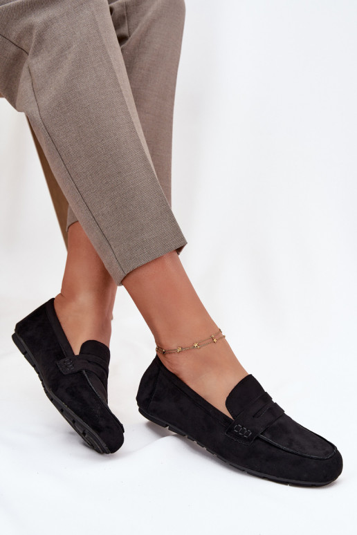 mokasíny Dámské mokasíny Ploché boty Černé Roseline mokasíny Dámské mokasíny Ploché boty Černé Roseline