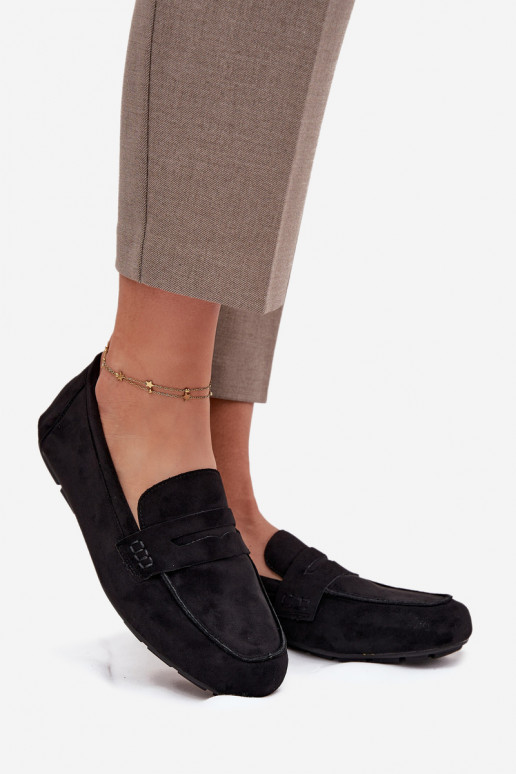 mokasíny Dámské mokasíny Ploché boty Černé Roseline mokasíny Dámské mokasíny Ploché boty Černé Roseline