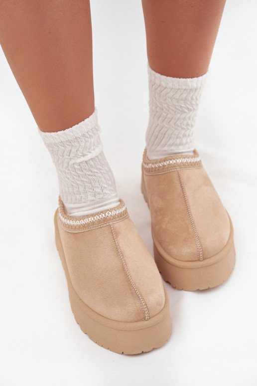  Sněhule  Z Haftem s platformou slonová kost Narirya