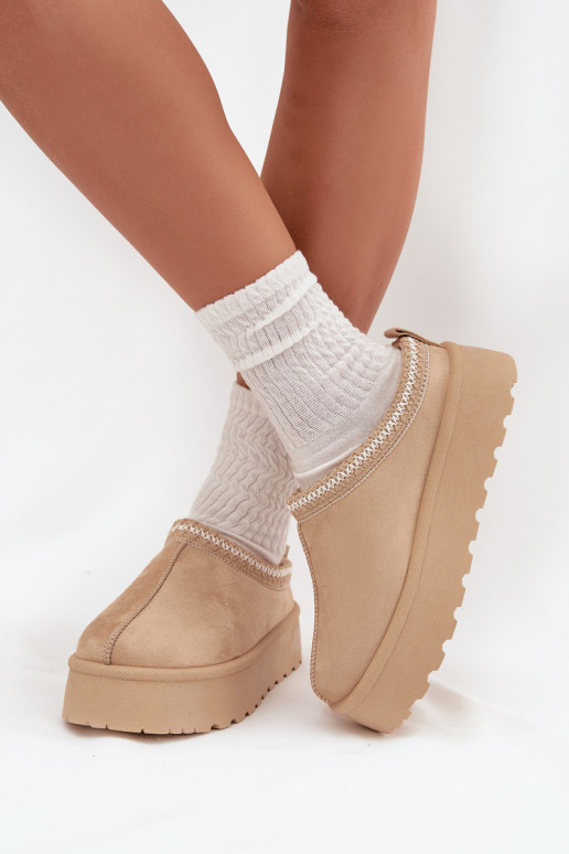  Sněhule  Z Haftem s platformou slonová kost Narirya