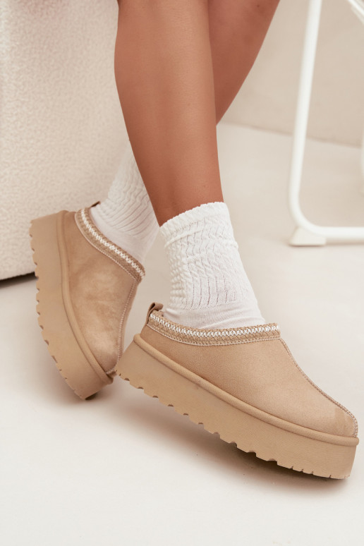  Sněhule  Z Haftem s platformou slonová kost Narirya