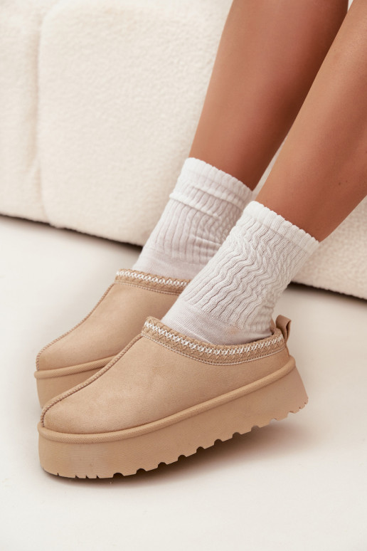  Sněhule  Z Haftem s platformou slonová kost Narirya