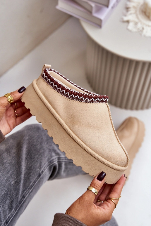  Sněhule  Z Haftem s platformou slonová kost Narirya