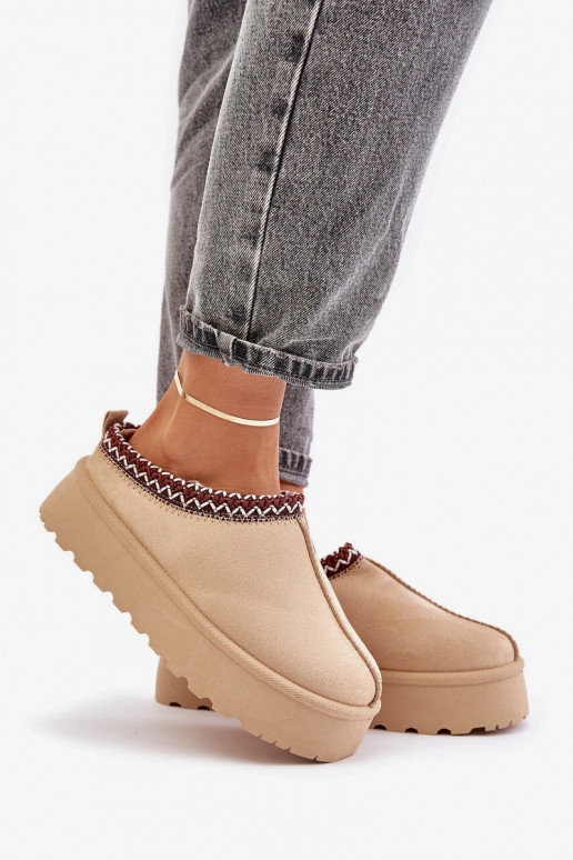  Sněhule  Z Haftem s platformou slonová kost Narirya