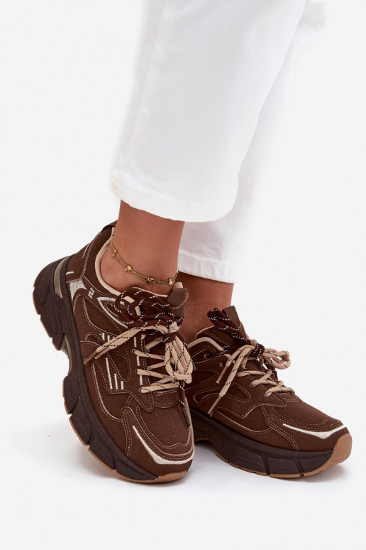 tenisky Tenisky  Z Podwójnym m Czekoladowe Annelie