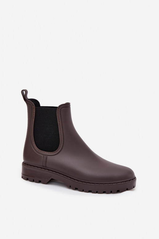 gumové holínky  Z Elastycznymi Wstawkami Czekoladowe Ciariel gumové holínky  Z Elastycznymi Wstawkami Czekoladowe Ciariel