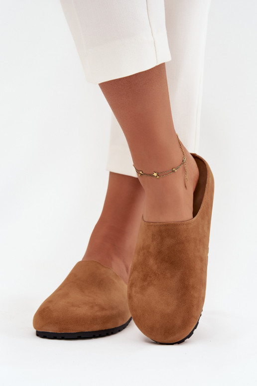 Pantofle   s platformou hnědáSylviane