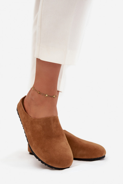 Pantofle   s platformou hnědáSylviane