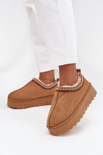 Sněhule  Z Haftem s platformou hnědáTaliah 2