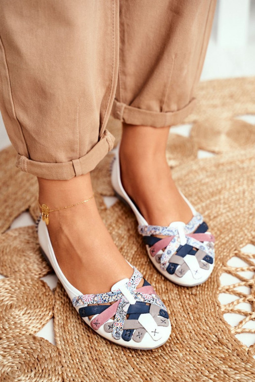 baleríny  bílé 01358-21  baleríny  bílé 01358-21