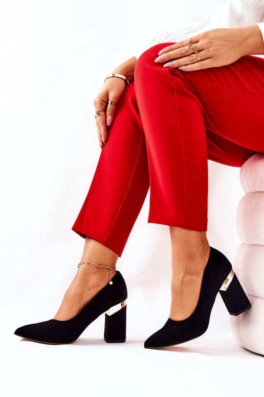 Semišové boty  3117 Černé Semišové boty  3117 Černé