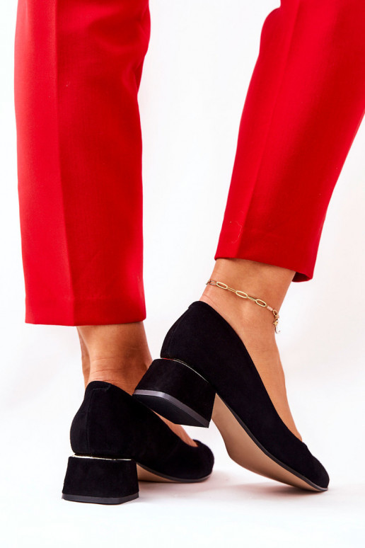 Semišové boty  3118 Černé Semišové boty  3118 Černé