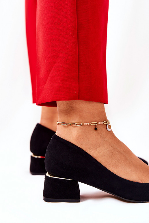 Semišové boty  3118 Černé Semišové boty  3118 Černé