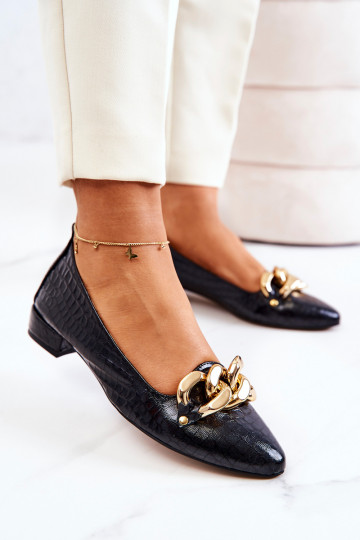 s imitací hadí kůže Obuv Černé Elissabeth