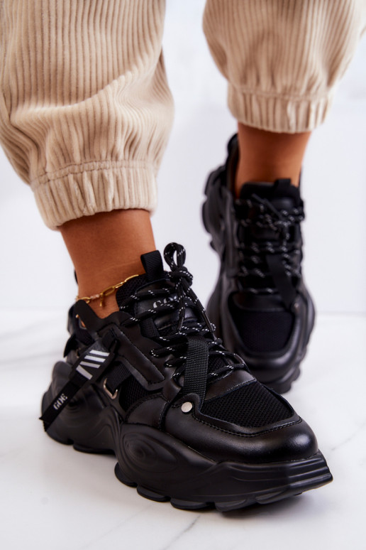 tenisky Tenisky GOE JJ2N4083 Černé tenisky Tenisky GOE JJ2N4083 Černé