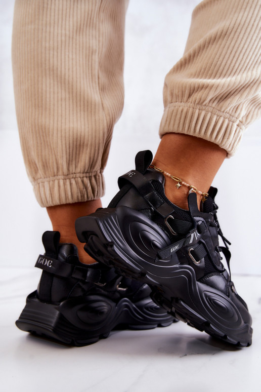 tenisky Tenisky GOE JJ2N4083 Černé tenisky Tenisky GOE JJ2N4083 Černé