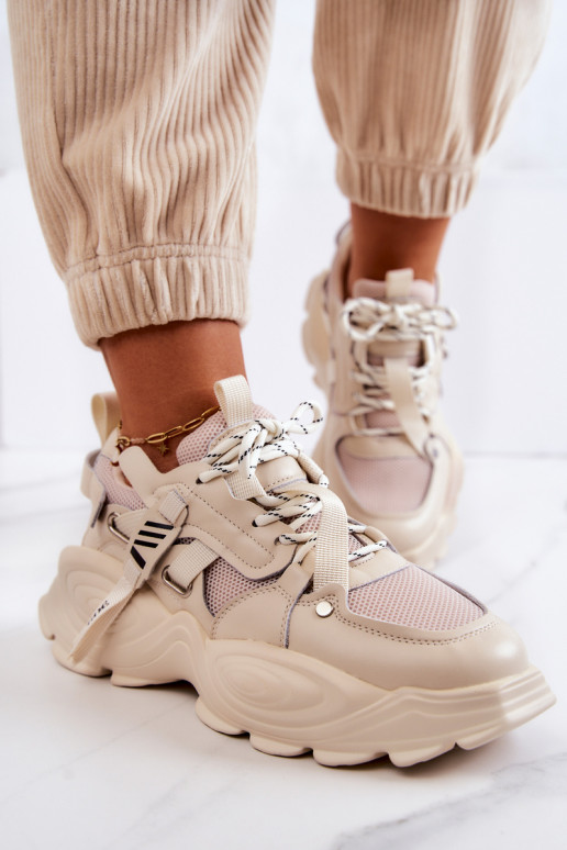 tenisky Tenisky GOE JJ2N4082 béžové tenisky Tenisky GOE JJ2N4082 béžové