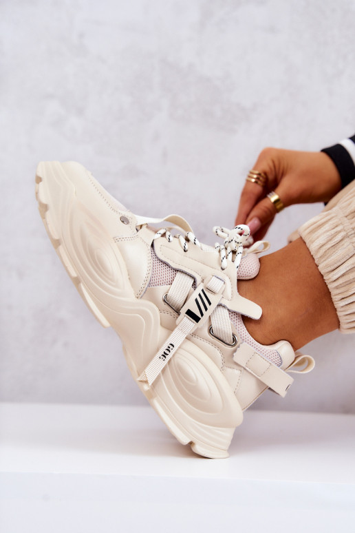 tenisky Tenisky GOE JJ2N4082 béžové tenisky Tenisky GOE JJ2N4082 béžové