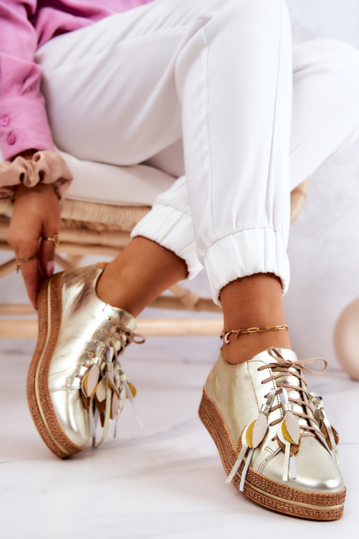 boty  04550-25 zlaté barvy  boty  04550-25 zlaté barvy