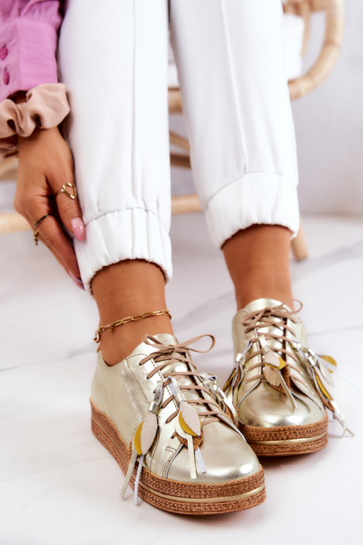 boty  04550-25 zlaté barvy  boty  04550-25 zlaté barvy